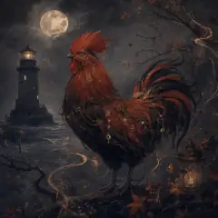 정유일주 붉은 닭